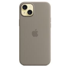 Apple szilikon tok iPhone 15 Plus MagSafe készülékkel - Clay
