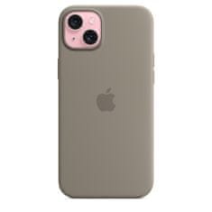 Apple szilikon tok iPhone 15 Plus MagSafe készülékkel - Clay