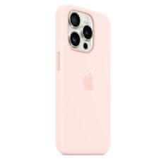 Apple szilikon tok iPhone 15 Pro MagSafe készülékkel - Világos rózsaszín