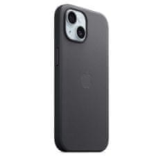 Apple iPhone 15 FineWoven tok MagSafe-vel - Fekete
