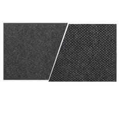Northix Asztali szőnyeg - 80 x 40 cm - sötétszürke 