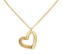 Calvin Klein Bájos aranyozott nyaklánc szívvel Minimalist Hearts 35000385