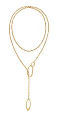 Calvin Klein Hosszú variálható aranyozott nyaklánc Sculptural 35000442