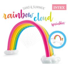 Intex Rainbow többszínű felhőpermetező 300 x 109 x 180 cm 92540