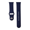 Apple Watch 1-6, SE (42 / 44 mm) / Watch 7-8 (45 mm) / Watch Ultra (49 mm), szilikon pótszíj, állítható, Delux Sport, kék (RS139934)