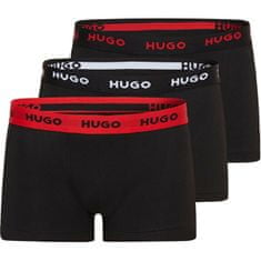 Hugo Boss 3 PACK - férfi boxeralsó HUGO 50469766-010 (Méret M)