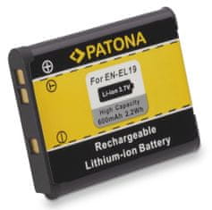 PATONA akkumulátor a Nikon EN-EL19 600mAh készülékhez