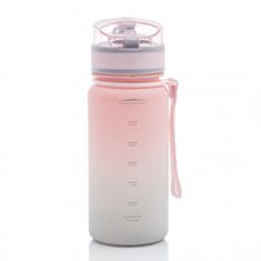 Astra Egészséges üveg AQUA PURE by 400 ml - rózsaszín/szürke, 511023001