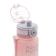 Astra Egészséges üveg AQUA PURE by 400 ml - rózsaszín/szürke, 511023001