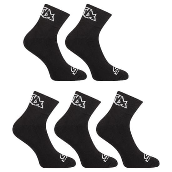 Styx 5PACK Feketeboka zokni (5HK960)