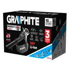 Graphite 58G036 akkus lombszívó Energy+ 36V(2x18V), akku nélkül (58G036)