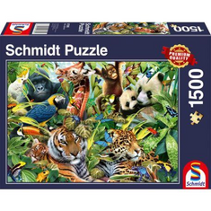 Schmidt Colorful Animal Kingdom 1500 db-os puzzle (4001504573850) (4001504573850)