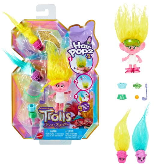 Mattel Trolls Hair pops kis baba - Viva HNF02