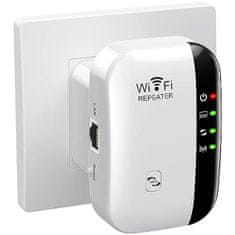 HOME & MARKER® Legjobb Wifi jelerősítő, 10 méterre jel növelés, 2,4 GHz kompatibilitás - WIFIBOOST