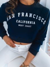 Dstreet Női kapucnis pulóver San Francisco sötétkék M