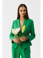 Stylove Női formális kabát Guelon S353 világos zöld S