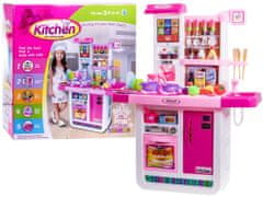 RAMIZ Interaktív konyha kiegészítőkkel és hangokkal rózsaszín színben