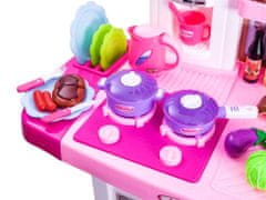 RAMIZ Interaktív konyha kiegészítőkkel és hangokkal rózsaszín színben