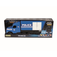 Wader Magic Truck: Rendőrkamion fluoreszkáló lámpákkal (36200) (w36200)