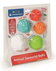 Clementoni BABY érzékelő állatos puha labdák 5 db