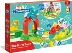 Clementoni BABY Interaktív játékkészlet vonat a tanyán hangokkal