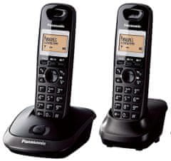 PANASONIC KX-TG2512FXT, vezeték nélküli telefon, 2 kézibeszélővel