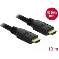 DELOCK Aktív HDMI kábel 4K, 60 Hz, 10m (85284) (DE85284)