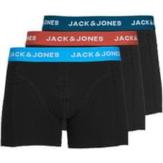 Jack&Jones 3 PACK - férfi alsónadrág JACMARVIN 12237286 Black (Méret M)