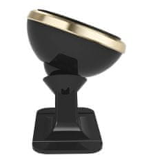BASEUS 360 mágneses autós telefontartó, arany