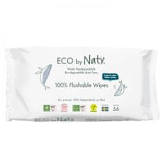ECO Naty szagtalan nedves törlőkendők - WC-ben lehúzható (56 db)
