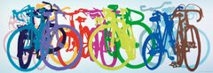 Heye Bike Art panoráma puzzle: 1000 darabos színes sorozat
