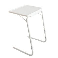 MeryStyle Hordozható összecsukható asztal - Fehér színben