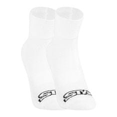 Styx 5PACK fehér boka zokni (5HK1061) - méret M