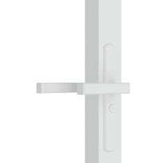 Vidaxl fehér ESG üveg és alumínium beltéri ajtó 93 x 201,5 cm 350574