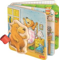 Goki Teddy mackó fa képeskönyv
