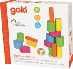Goki Tower egyensúly játék