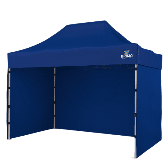 BRIMO Party sátor 2x3m tömör acél ollós szerkezet