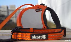 Alcott póráz láthatóság neon narancssárga méret L