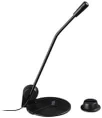 Hama asztali mikrofon CS-461/ 3,5 mm-es jack/ műanyag/ fekete