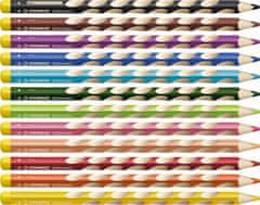 Stabilo EASYcolors zsírkréták 12 szín, balkezeseknek