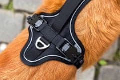 curli Hám kutyáknak mágnessel Belka Comfort Fekete L, 25-35 kg