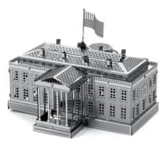 Metal Earth Fém Föld 3D fém modell Fehér Ház/Fehér Ház