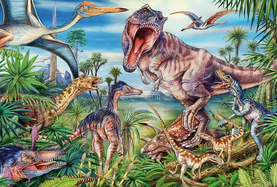 Schmidt Puzzle Dinoszauruszok között 60 darab