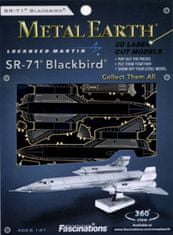 Metal Earth 3D puzzle Lockheed SR-71 Blackbird