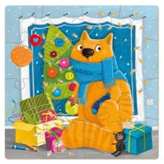 DoDo Puzzle Cat Christmas 16 darab