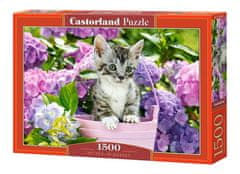 Castorland Puzzle Macska a kosárban 1500 darab