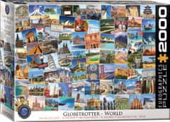 EuroGraphics World Traveler Puzzle 2000 darabos puzzle