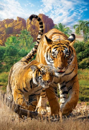 EuroGraphics Puzzle Mentsük meg a bolygónkat: Tigrisek XL 250 darab