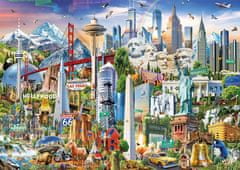 EDUCA Puzzle Wonders of North America 1500 darabos puzzle