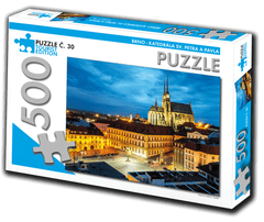 TOURIST EDITION Puzzle Szent Péter és Pál székesegyház, Brno 500 darab (No.30)